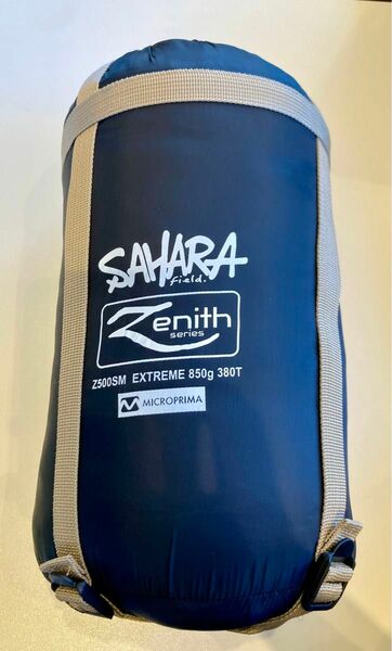 新品未使用　FieldSahara Zenith Z500SM Extream 850g 380T シュラフ　ブラック　マミー型