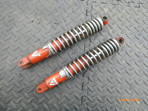 CB400FOUR valuable that time thing genuine article red Connie rear shock 33cm iron small to coil Honda old car 400Four CBX GS