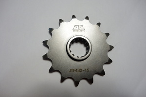 JT Sprockets フロントスプロケット ジェベル250XC/GPS （96-08） DR250R DR250S DR-Z400/S （-03） RM-Z250 RMX250R/S JTF432 (15Ｔ)