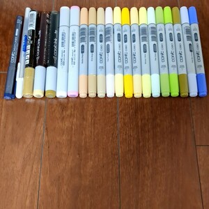 ☆パステルカラー有り☆ COPIC ciao コピック スケッチ チャオ イラストマーカー カラーペン バリオスインク マルチライナー ホワイト 等