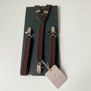  paul (pole) & Joe si Star lady's suspenders Brown unused 