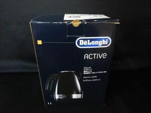 未使用 DeLonghi デロンギ KBLA1200J-BK 電気ケトル ACTIVE 【j】