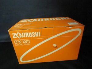 未使用 象印 ZOJIRUSHI EFK-1001 電気フライヤー 【j】