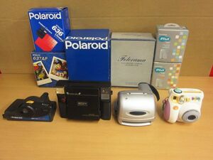 【ジャンク】インスタントカメラ ポラロイドカメラ 10点 おまけ まとめ FUJIFILM/Polaroid 【j】