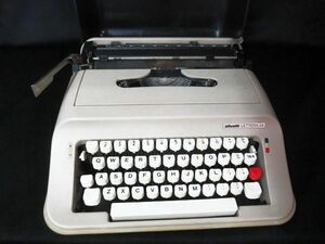 ジャンク olivetti オリベッティ LETTERA34 タイプライター レトロ 【K】