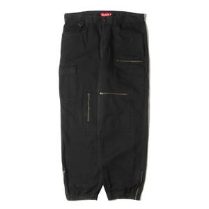 Supreme シュプリーム パンツ サイズ:36 21SS コットンツイル カーゴ フライトパンツ Cargo Flight Pant ブラック ボトムス ミリタリー