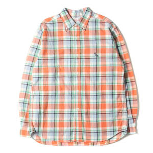 STANDARD CALIFORNIA シャツ サイズ:L 20SS マドラスチェック ボタンダウン 長袖シャツ SD Madras Check Button Down Shirt B.D