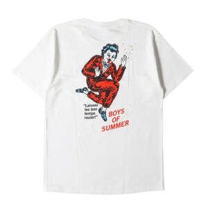 BOYS OF SUMMER ボーイズ オブ サマー Tシャツ サイズ:M ピエロ グラフィック クルーネック 半袖Tシャツ ホワイト 白 トップス カットソー