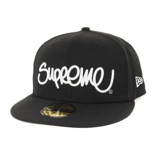 Supreme シュプリーム キャップ サイズ:7 5/8(60.6cm) 22SS NEW ERA ハンドスタイル ベースボールキャップ Handstyle New Era ブラック