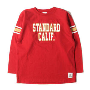 新品 STANDARD CALIFORNIA Tシャツ サイズ:L ヘビーウェイト フットボール ロングスリーブ カットソー SD HEAVYWEIGHT FOOTBALL LS