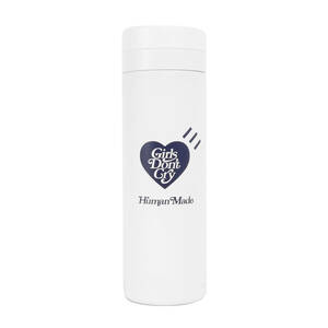 新品 HUMAN MADE ヒューマンメイド 23SS Girls Dont Cry ステンレスボトル / 水筒 White Day Stainless Bottle ホワイト コラボ アイテム