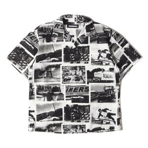 NEIGHBORHOOD Neighborhood shirt size :M / 22SS length .. photo pattern cotton open color short sleeves shirt ON / C-Shirt monochrome 