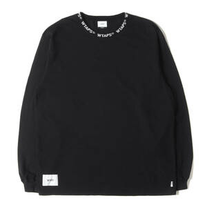 WTAPS ダブルタップス Tシャツ サイズ:S / 20SS リブロゴ ロングスリーブTシャツ PYN. DESIGN LS 01 / TEE ブラック 黒 / トップス