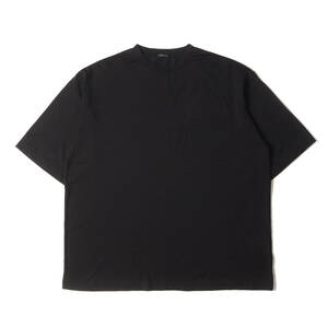 新品 COMOLI コモリ Tシャツ サイズ:4 / 23SS サマーウール 天竺 ポケット クルーネック 半袖Tシャツ ダークブラウン / 日本製 カットソー