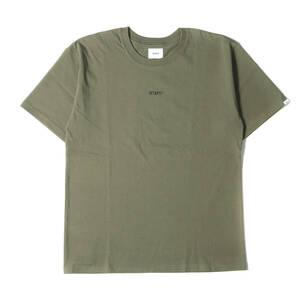 WTAPS ダブルタップス Tシャツ サイズ:M 20SS GPSロゴ クルーネック 半袖Tシャツ オリーブドラブ トップス カットソー ストリート