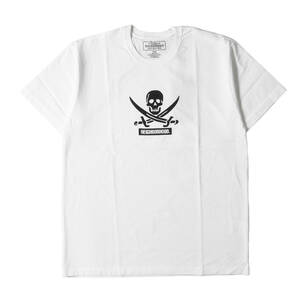  new goods NEIGHBORHOOD Neighborhood T-shirt size :L 18AWso-do Skull crew neck short sleeves T-shirt FILTH AND FURY / C-TEE. SS white 