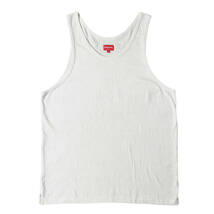 Supreme シュプリーム サイズ:XL 18SS メッシュ ロゴ ジャガード ストライプ タンクトップ Mesh Stripe Tank Top ホワイト 白 トップス_画像2