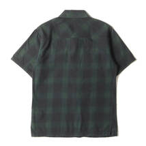 NEIGHBORHOOD ネイバーフッド シャツ サイズ:S 15SS オンブレチェック ワーク 半袖シャツ B&C / C-SHIRTS. SS グリーン ブラック_画像2