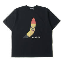 新品 HYSTERIC GLAMOUR ヒステリックグラマー Tシャツ サイズ:XL 24SS HYSTERIC BANANA クルーネック 半袖Tシャツ ブラック 黒 トップス_画像1