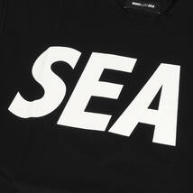 新品 WIND AND SEA ウィンダンシー Tシャツ サイズ:M 21SS ブランド ロゴ クルーネック 半袖Tシャツ SEA S/S T-SHIRT ブラック トップス_画像4