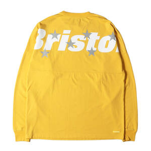 F.C.Real Bristol Tシャツ サイズ:S 22AW スター ビッグロゴ バギー ロングスリーブTシャツ STAR BIG LOGO TEAM BAGGY LS TEE イエロー