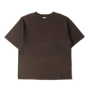 Ron Herman ロンハーマン Tシャツ サイズ:M 21AW グラデーション ヘビーウェイト クルーネック 半袖Tシャツ ブラウン トップス カットソー