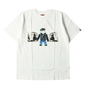 新品 Levis リーバイス Tシャツ サイズ:M 00s MEDICOM TOY KUBRICK 100% & バイカー クルーネック 半袖Tシャツ セット BIKER ホワイト