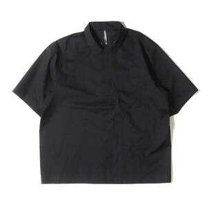 ARC TERYX рубашка размер :L VEILANCEtemro стрейч "губа" Stop нейлон рубашка с коротким рукавом Demlo SS Shirt / 2023 год производства черный 