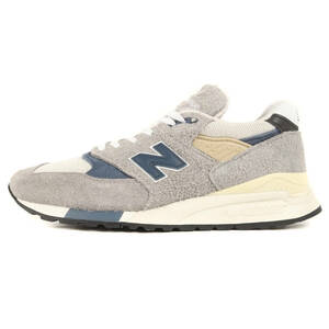 美品 NEW BALANCE ニューバランス サイズ:28.0cm 23SS U998 TA MADE IN USA グレー US10 D ローカット スニーカー シューズ 靴 ブランド