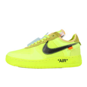 OFF-WHITE × AIR FORCE 1 LOW "VOLT" AO4606-700 （ボルト/コーン/ブラック/ハイパージェイド）