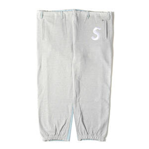 新品 Supreme シュプリーム パンツ サイズ:L/XXL 23AW BLESS Sロゴ ビッグサイズ スウェット デニムパンツ Sweatpant Jean ヘザーグレー