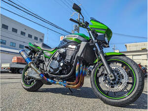 ＺＲＸ１２００　ＤＡＥＧ ストライカーフルエキマフラー スライダー カーボンフェンダー カーボンロングテールカウル MRAスクリーン