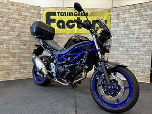 ＳＶ６５０　ＡＢＳ　軽量　大型ネイキッド　スクリーン　リアキャリアボックス装着　全国通販可能・陸送手配　ローン最長120回