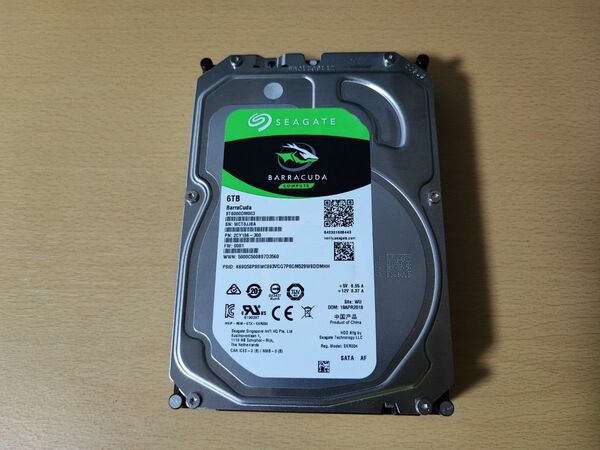 Seagate SATA 3.5インチHDD 6TB 5400rpm