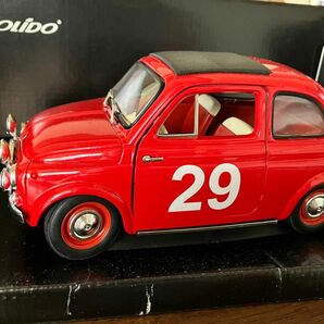 現状品　SOLIDO 1/16 FIAT 500 1965 モンテカルロラリー 元箱経年劣化有り