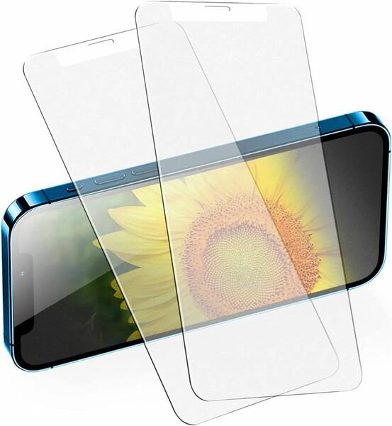 送料無料 【アンチグレア】iphone12 ガラスフィルム さらさら iPhone12pro フィルム サラサラ アイフォン12 保護フィルム 2枚セット クリア
