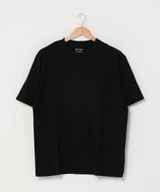 美品 ナノユニバース Anti Soaked ヘビークルーネックビックTシャツ ブラック Sサイズ nano・universe_画像1