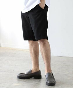 美品 BEAMS ベーシックカラーチノショーツ ブラック Sサイズ ビームス