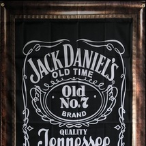 ★店内装飾仕様★ J08 JACK DANIEL’S ジャックダニエル旗 インテリア ガレージ雑貨 アメリカ雑貨 パブグッズ バー フラッグ アンティーク_画像5