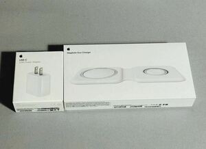 Apple純正 MagSafe Duo Charger MHXF3AM デュアル充電パッド +20wACアダプター