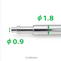 ロレックス用 バネ棒 19mm【高品質スイス製】フリンジ式 φ1.8 デイト 15200 15210 エアキング 14000 14000M 14010 新品 送料無料！_画像3