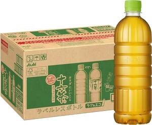  10 six tea label less bottle 630ml×24ps.@[ tea ] [ non Cafe in ]