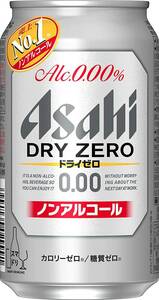 [Zero Calorie / углеводы] Asahi Dry Zero [неалкоал [350 мл x 24]]