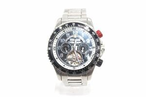 J HARRISON John is lison chronograph black face self-winding watch operation middle 