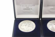 アメリカ　記念コイン 銀貨 記念硬貨 シルバー SILVER 四本セット　綺麗な状態_画像2