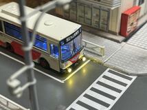 TOMYTEC バスコレクション 第1弾 ミニバス 関東バス バスコレ Nゲージ　点灯_画像1