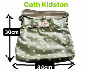 キャスキッドソン　Cath Kidston ショルダーバッグ　斜め掛けバッグ　バッグ　ドット柄　ビニール素材