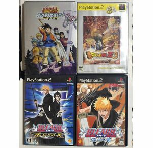 PS2 ジャンプ作品 4本セット 冒険王ビィト BLEACH ドラゴンボール