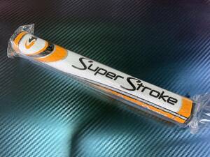 SuperStroke 3.0 太目　ゴルフパターグリップ 衝撃吸収 粘着性 滑り止め　★オレンジ/ホワイト