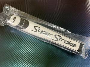 SuperStroke 5.0 太目　ゴルフパターグリップ 衝撃吸収 粘着性 滑り止め　★ブラック/ホワイト